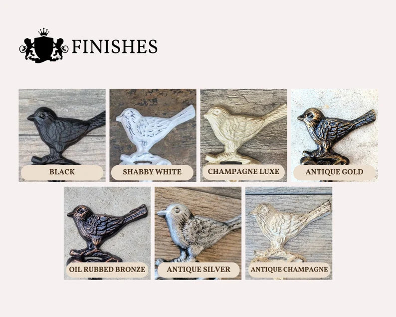 Iron Bird Standing Towel Holder