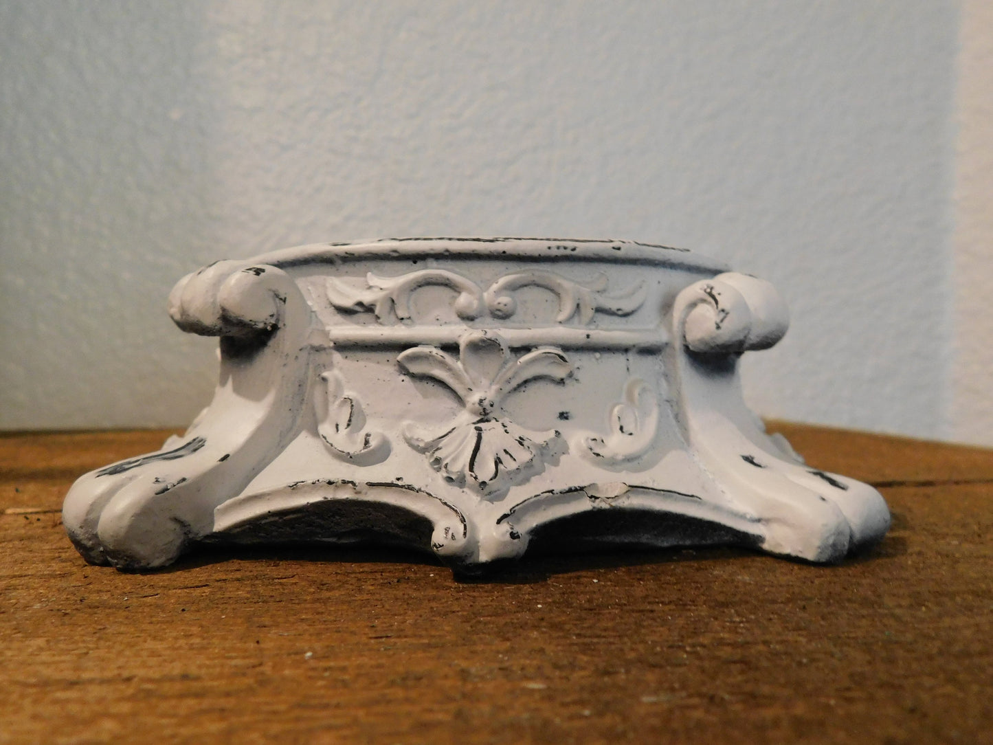 Capital Candle Holder | PICK YOUR COLOR | Candle Riser | Pedestal Top | Shabby Chic | Candle | Pillar Candle Holder | FleurDeLisJunkie |
