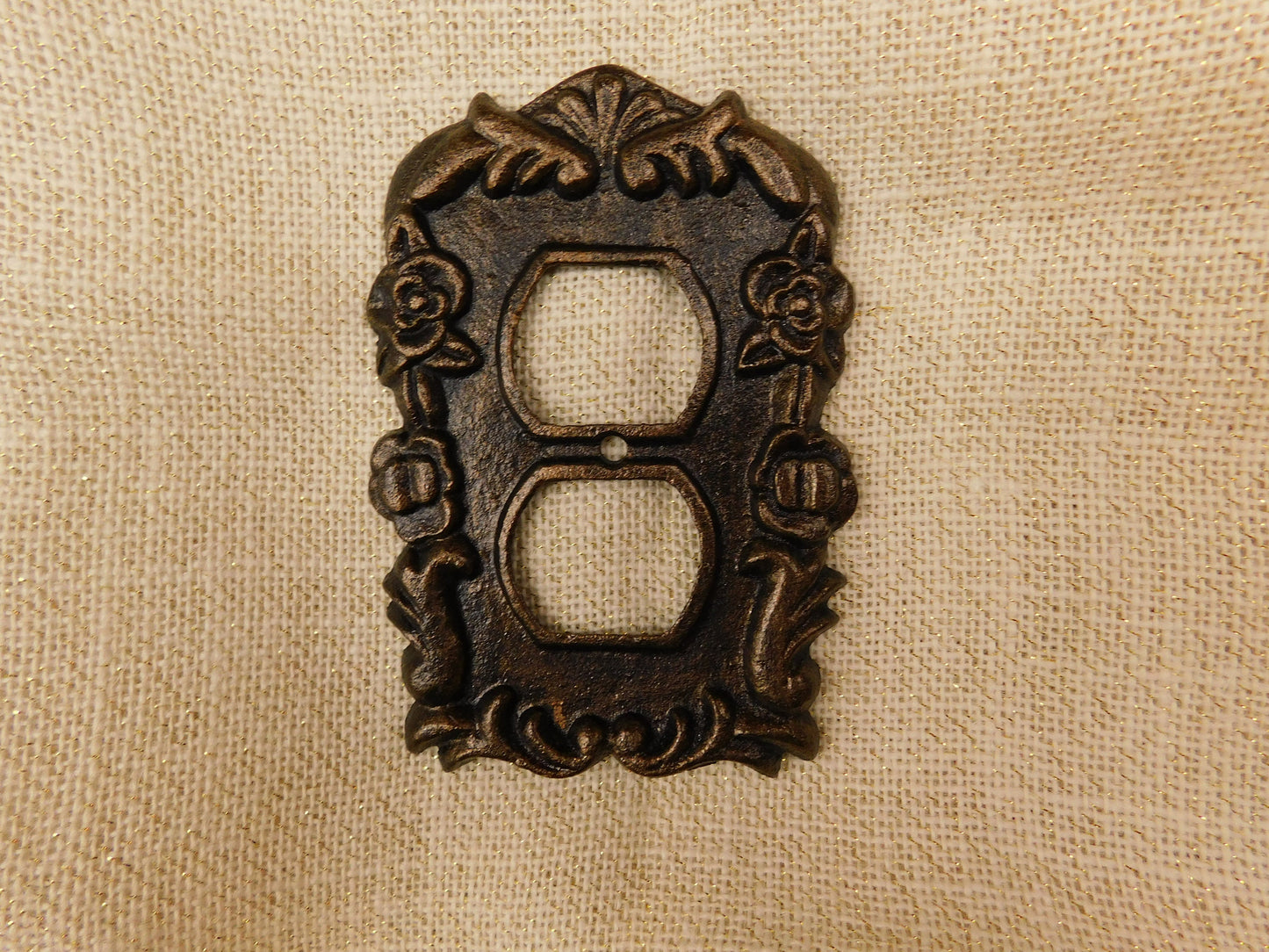 Ornate Outlet Plate Cover for Rustic Home Decor. PICK YOUR COLOR. Plug Cover for Rustic Decor. Light Switch Plate for Wall, FleurDeLisJunkie