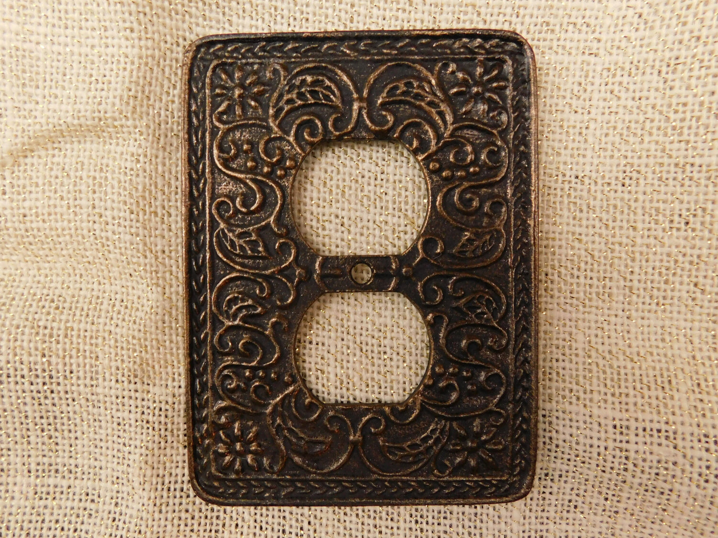 Ornate Outlet Switch Cover, PICK YOUR COLOR, Plug Cover for Home, FleurDeLisJunkie