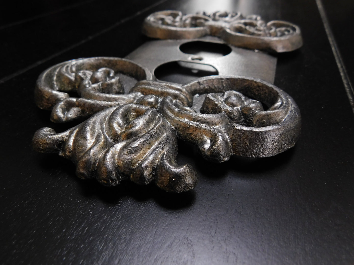 Silver Outlet Cover, PICK YOUR COLOR, Switch Plate, Light Switch Cover, Plug Cover, Metal Switch Plate Outlet Cover, Country Cottage Home