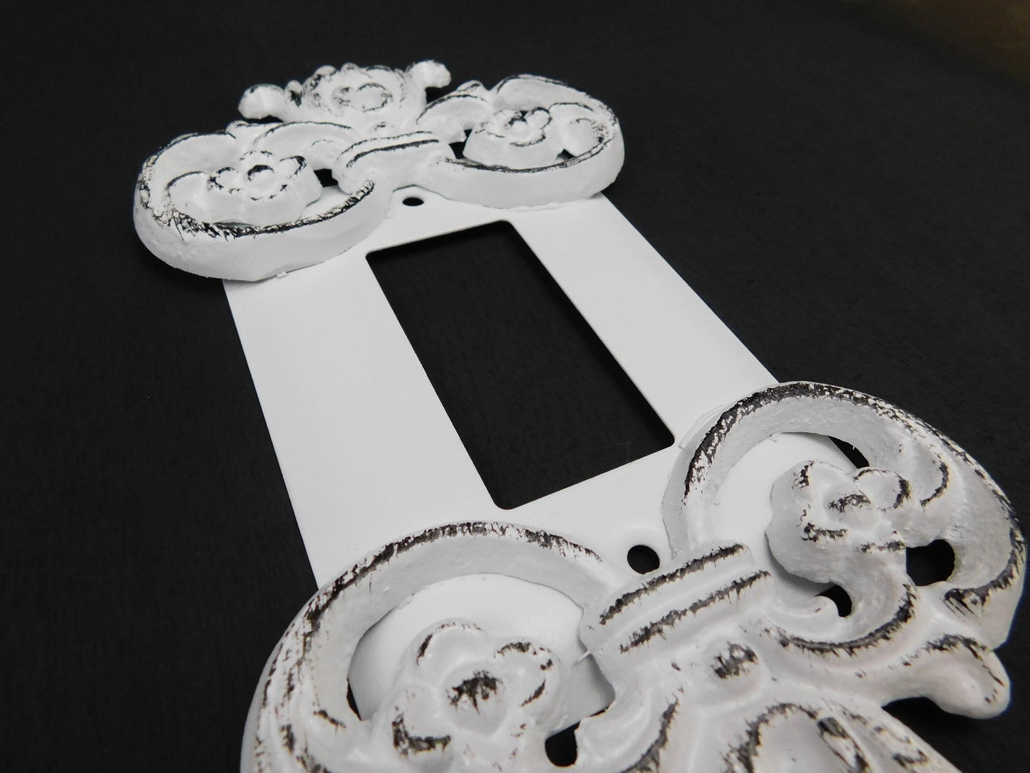 Single Rocker | Metal Switch Plate | PICK YOUR COLOR | One gang lightswitch | 1 Rocker | FleurDeLisJunkie | Rocker Cover | Rocker Switch