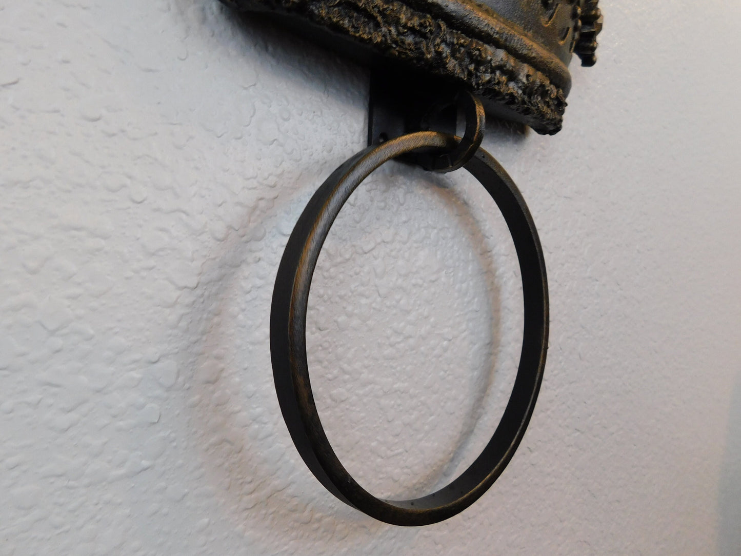 Crown Towel Ring | PICK YOUR COLOR | Crown Bathroom Decor, 6 inch Towel hanger Bath Decor Bathroom Fixture Ornate Bathroom Ornate Towel Ring