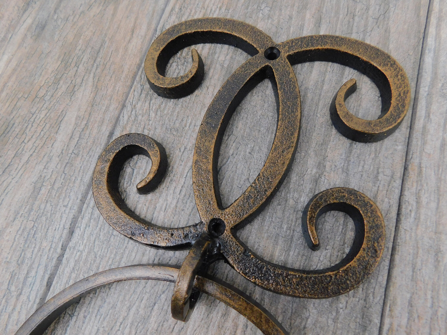 Iron Bathroom Hardware, Toilet Paper Holder and Towel Ring, Contemporary Modern Bathroom decor. Bath Hardware Handmade.