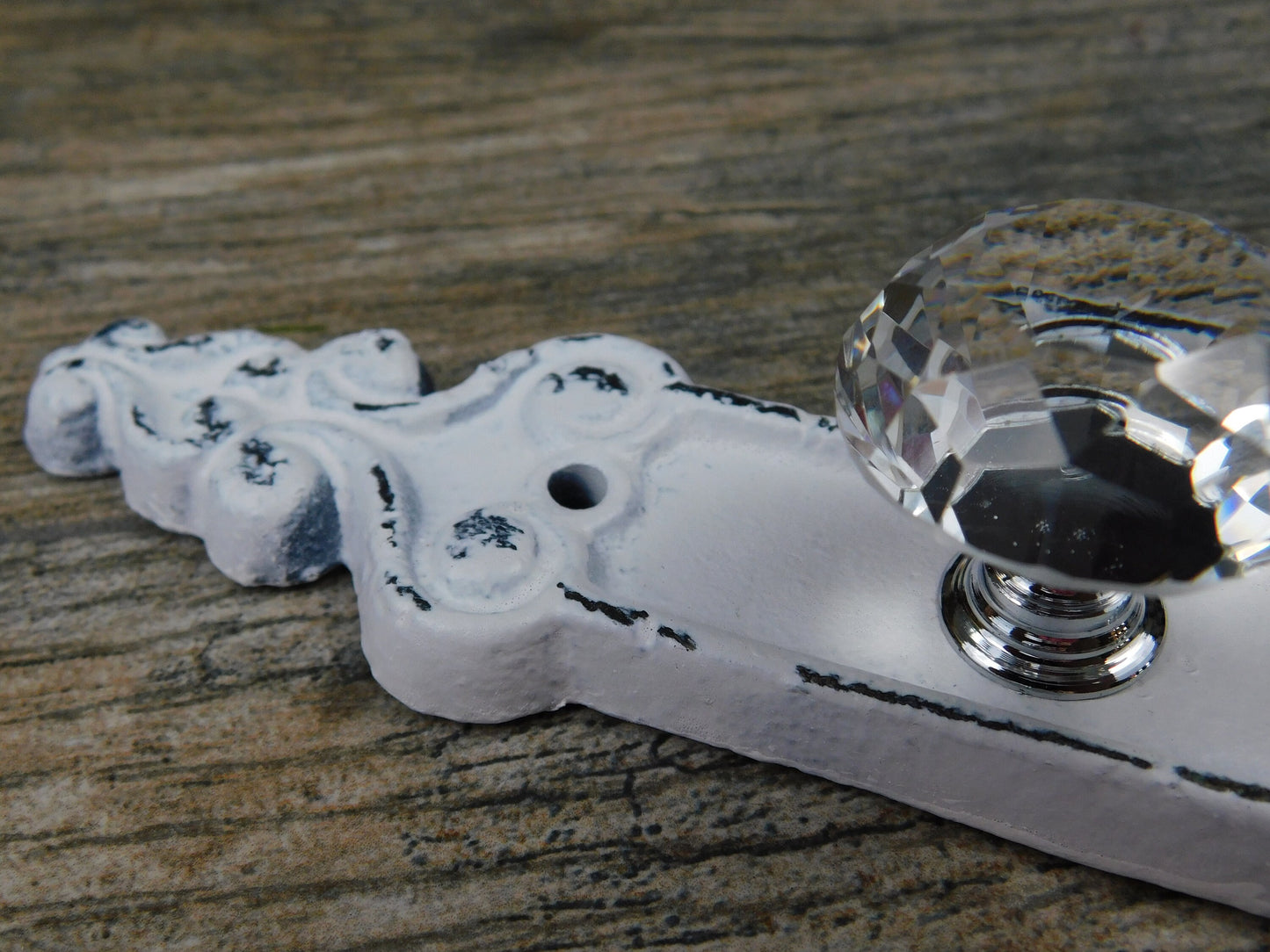Door Knob Wall Hook | PICK YOUR COLOR | Shabby Chic | Cast Iron Wall Rack | Coat Rack | Wall Hanger | FleurDeLisJunkie | Cottage Crystal