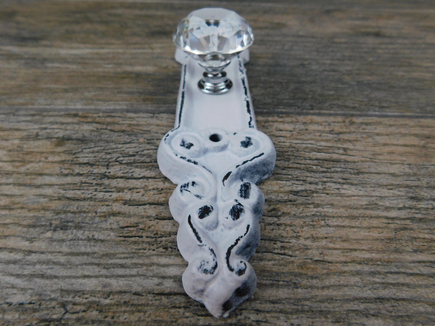 Door Knob Wall Hook | PICK YOUR COLOR | Shabby Chic | Cast Iron Wall Rack | Coat Rack | Wall Hanger | FleurDeLisJunkie | Cottage Crystal