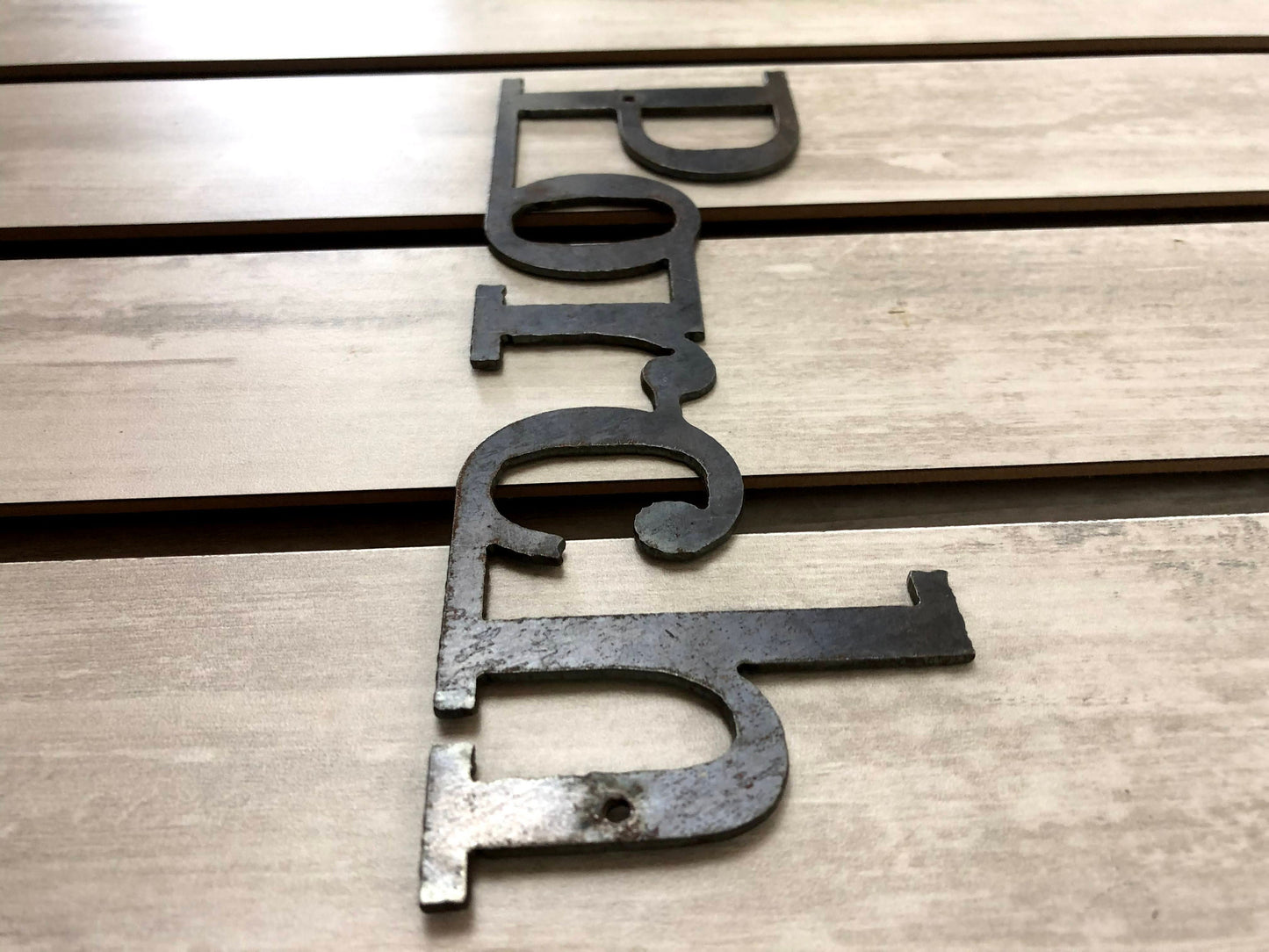 Porch sign | PICK YOUR COLOR | Metal Letters | Wall Decor | Rustic Letters | Metal Cut Letters | FleurDeLisJunkie