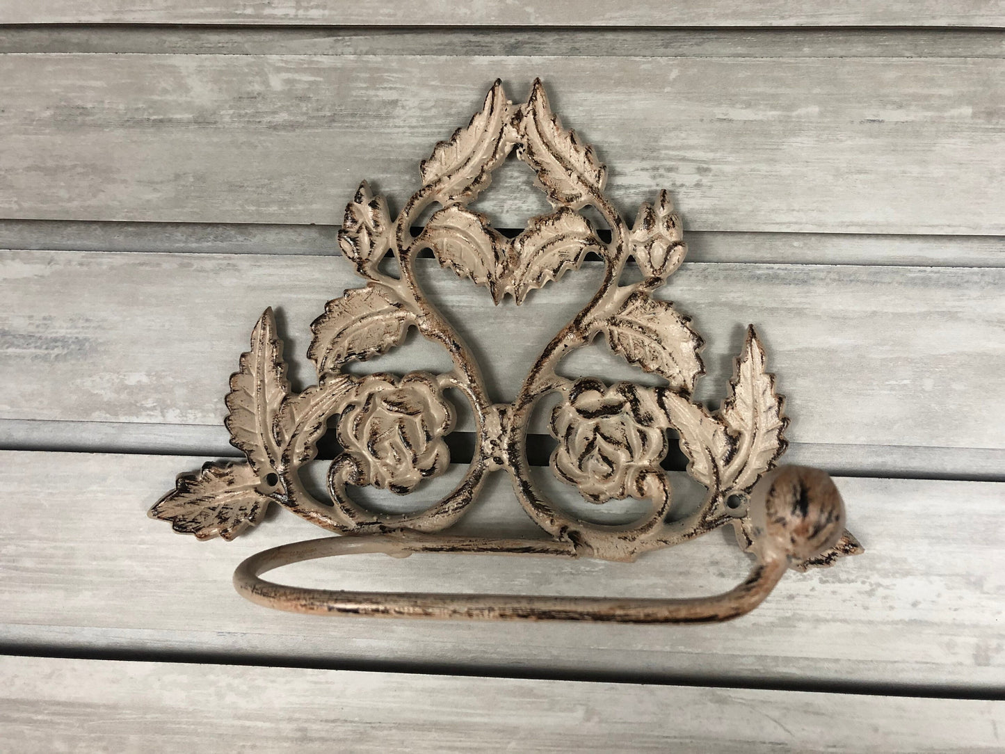 Toilet Paper Holder - PICK Your COLOR - toilet paper holder Tissue Holder TP Hanger Cottage Bathroom Toilet Paper Hanger Rose Tissue Holder