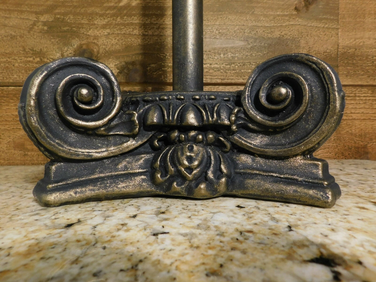 Paper Towel Holder with Fleur de Lis Top, PICK YOUR COLOR, Tuscan Kitchen | Fleur de Lis | French Country | FleurDeJunkie