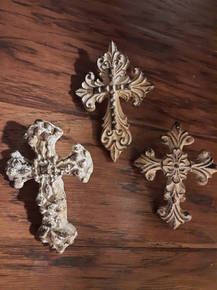 SET of 3 Cross Candle Accent Pins | PICK your COLOR | Candle Picks | Candle Jewelry | Old World / Tuscan Decor | FleurDeLisJunkie | Royal
