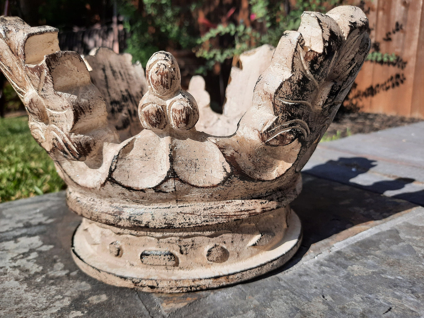 Crown candle ring holder for pillar candle | PICK YOUR COLOR | Tuscan Royal Castle Decor | FleurDeLisJunkie |