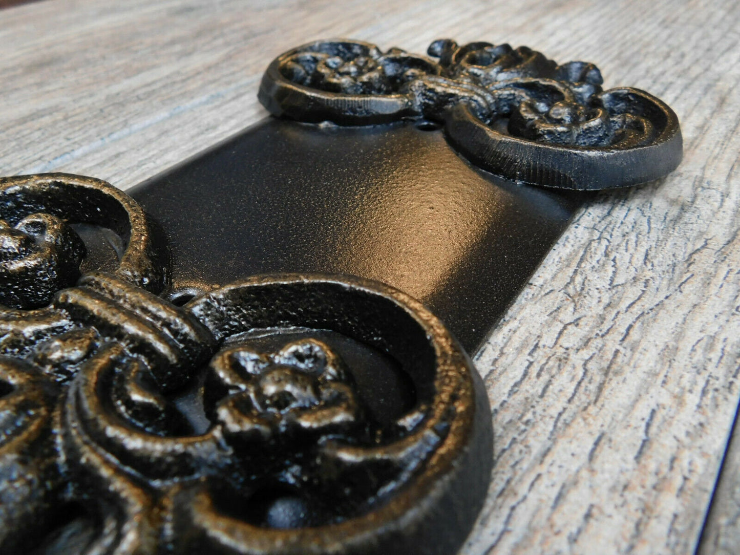 Metal Blank Wall Plate Electrical Cover Single Gang, PICK YOUR COLOR, Old World Medieval Royal Tuscan Home Decor - Fleurdelisjunkie
