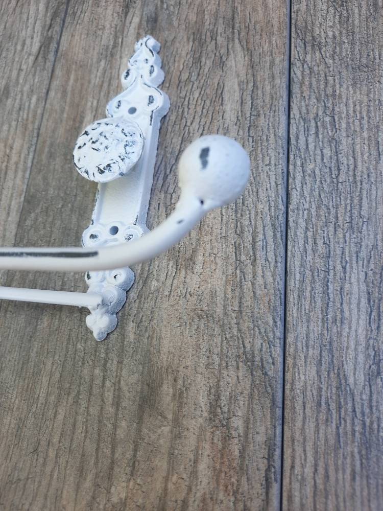 Toilet Paper Holder | Shabby chic toilet paper holder | Tissue Holder | TP Hanger | Cottage Bathroom |FleurDeLisJunkie | Toilet Paper Hanger