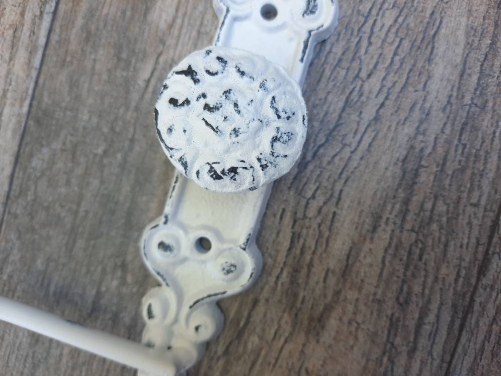 Toilet Paper Holder | Shabby chic toilet paper holder | Tissue Holder | TP Hanger | Cottage Bathroom |FleurDeLisJunkie | Toilet Paper Hanger
