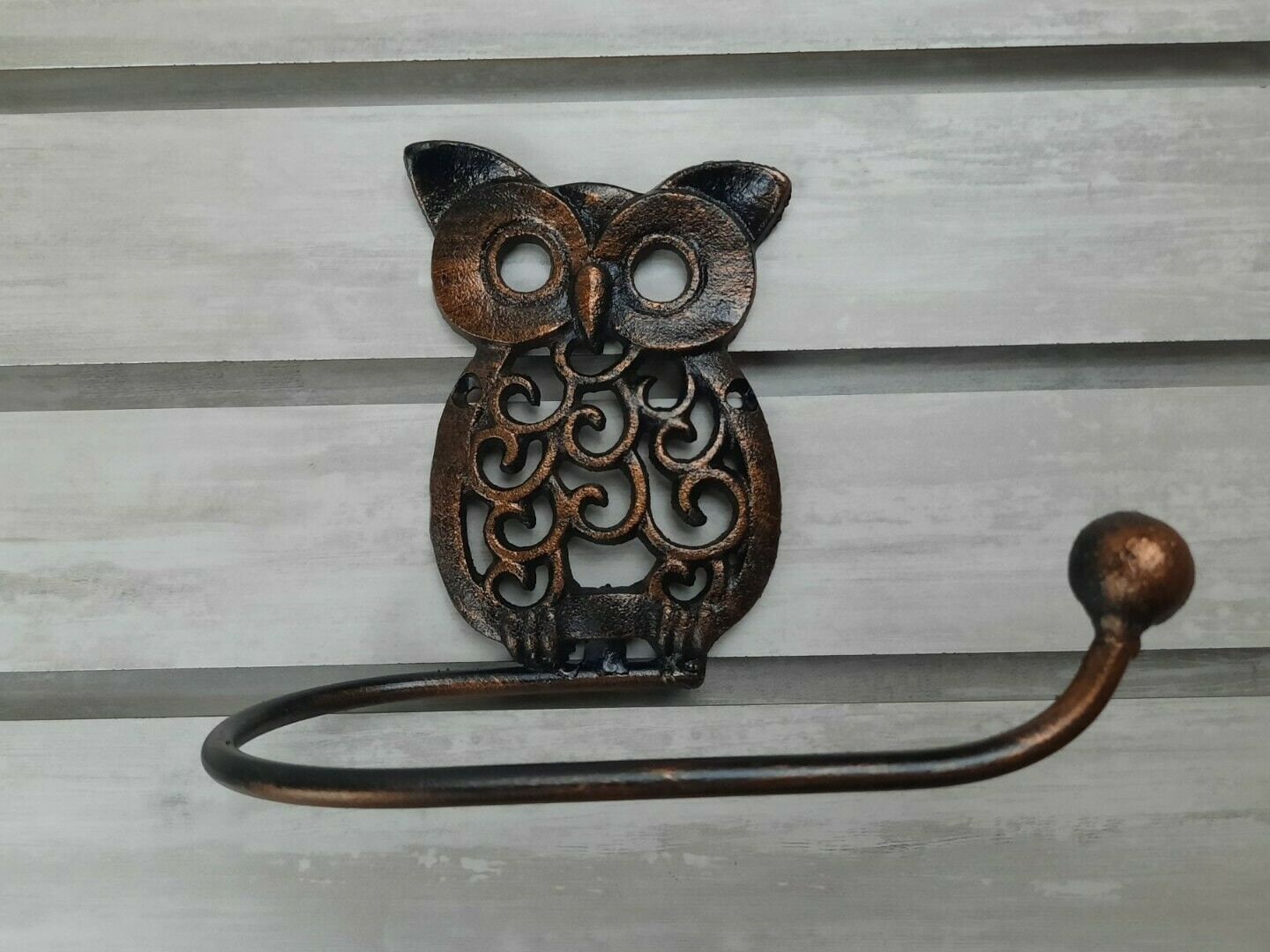 Owl Toilet Paper Holder, TP Holder, Toilet Tissue Holder, Nature, Wall Hook, Bird Bathroom Decor, Kids Bath
