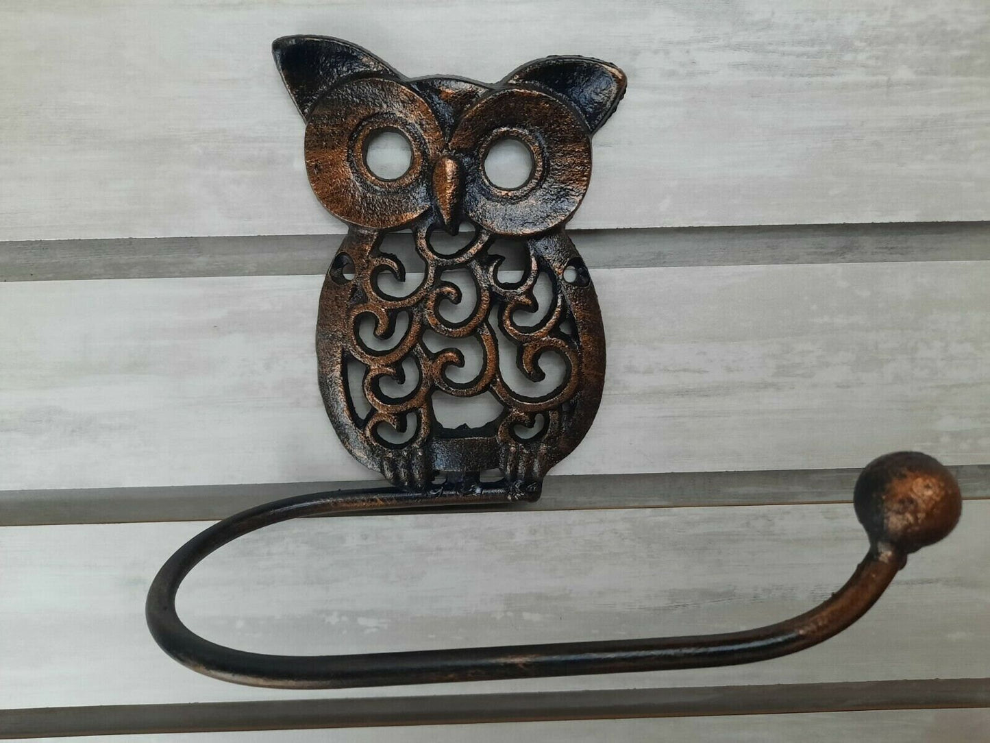 Owl Toilet Paper Holder, TP Holder, Toilet Tissue Holder, Nature, Wall Hook, Bird Bathroom Decor, Kids Bath