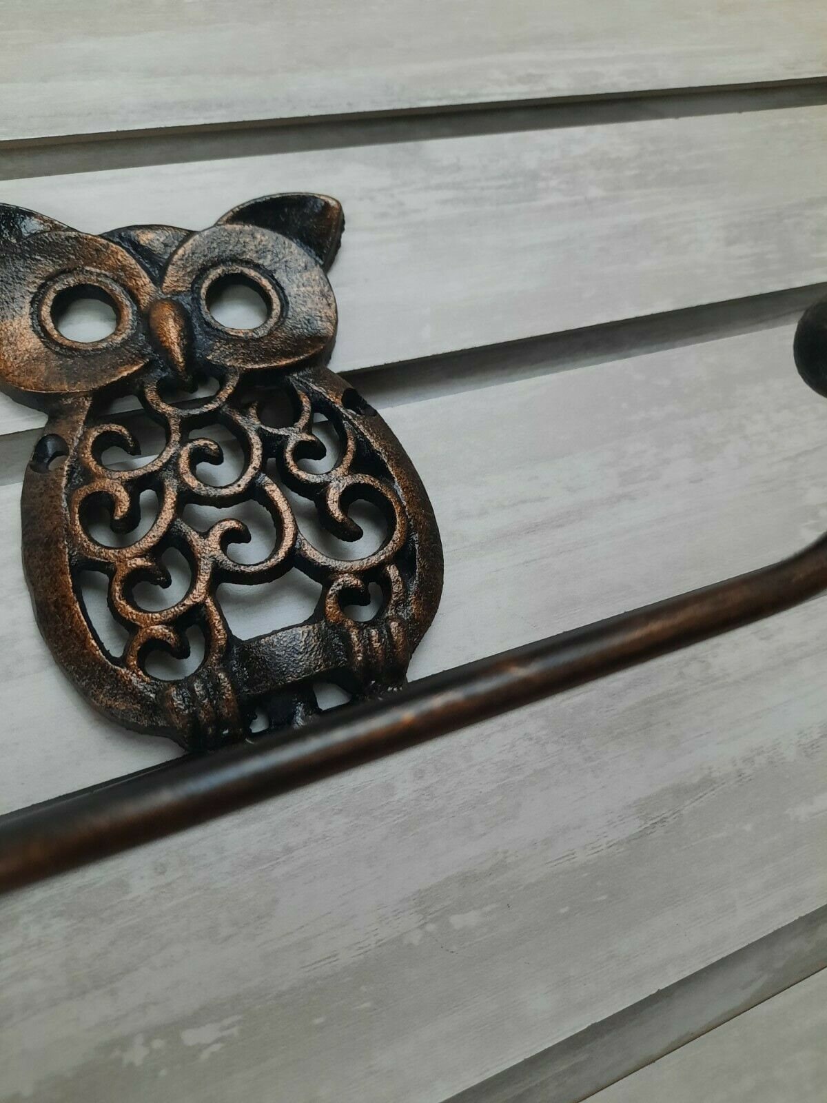Owl Toilet Paper Holder, TP Holder, Toilet Tissue Holder, Nature, Wall Hook, Bird Bathroom Decor, Kids Bath