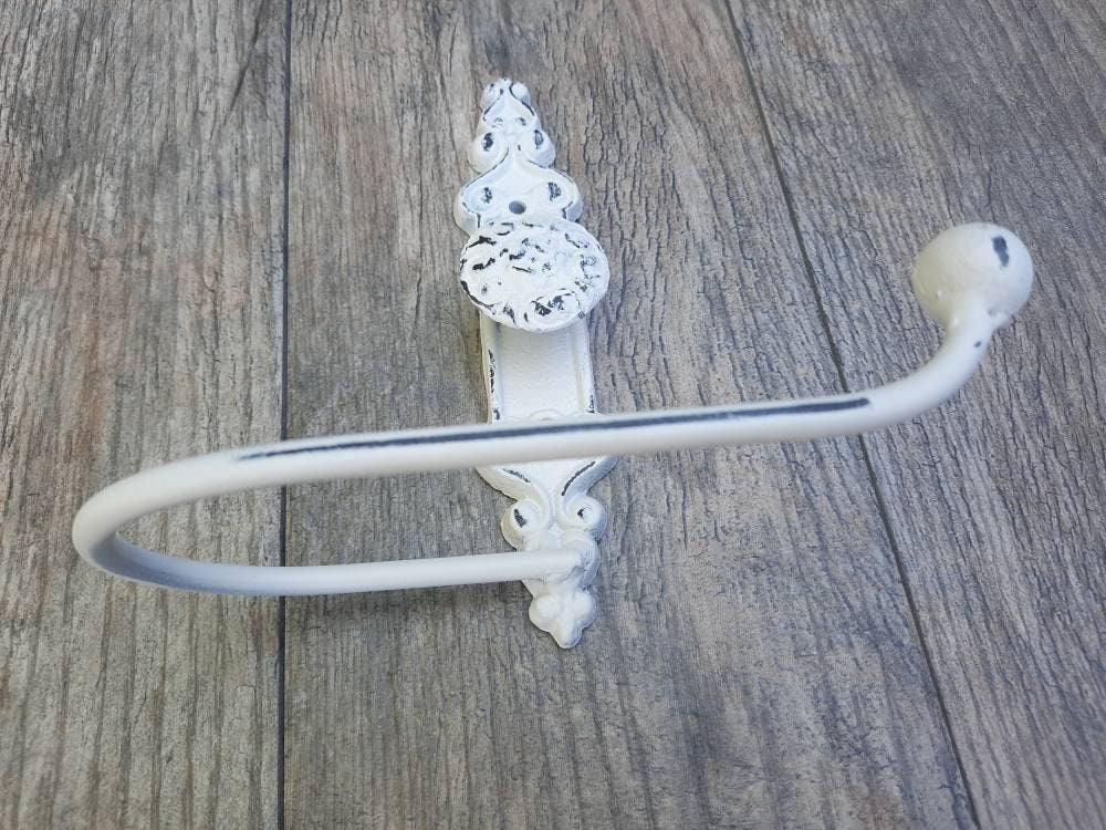 Toilet Paper Holder | Shabby chic toilet paper holder | Tissue Holder | TP Hanger | Cottage Bathroom |FleurDeLisJunkie | Toilet Paper Hanger