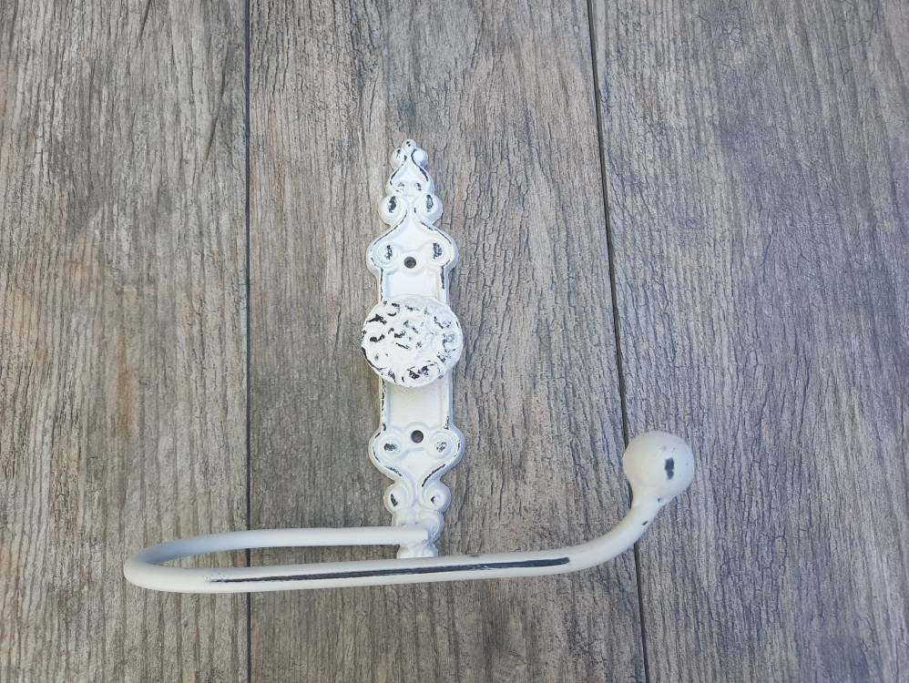 Toilet Paper Holder | Shabby chic toilet paper holder | Tissue Holder | TP Hanger | Cottage Bathroom |FleurDeLisJunkie | Toilet Paper Hanger
