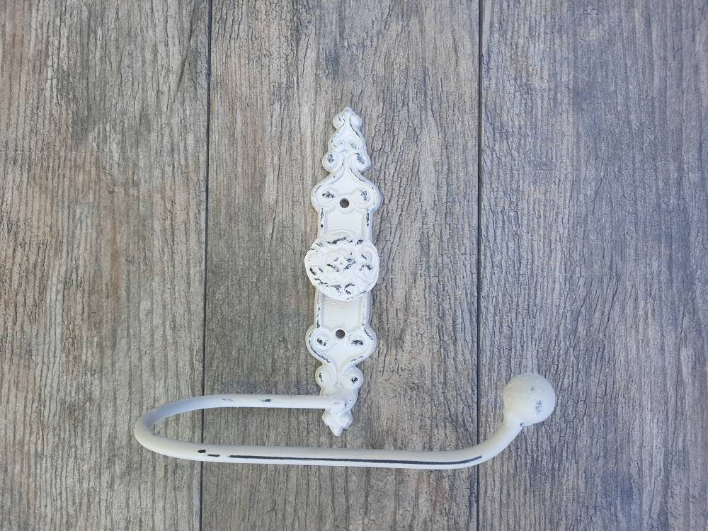 Toilet Paper Holder | Shabby chic toilet paper holder | Tissue Holder | TP Hanger | Cottage Bathroom |FleurDeLisJunkie | Toilet Paper Hanger