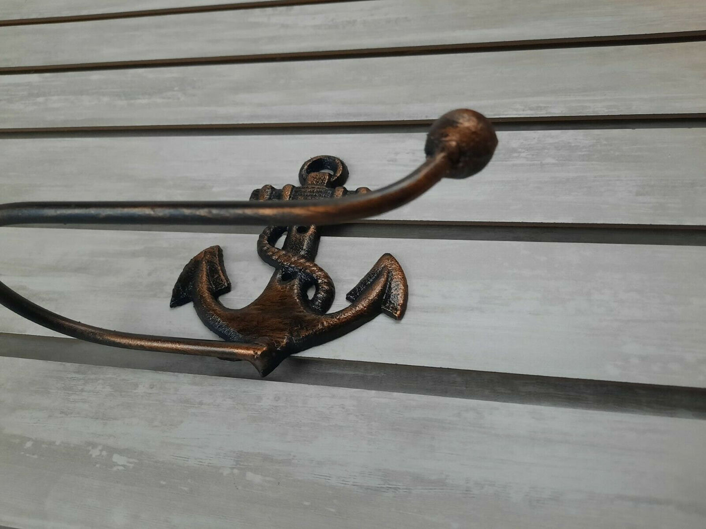Toilet Paper Holder | Anchor Nautical TP holder | Tissue Holder | TP Hanger | Cottage Beach House Bathroom | FleurDeLisJunkie