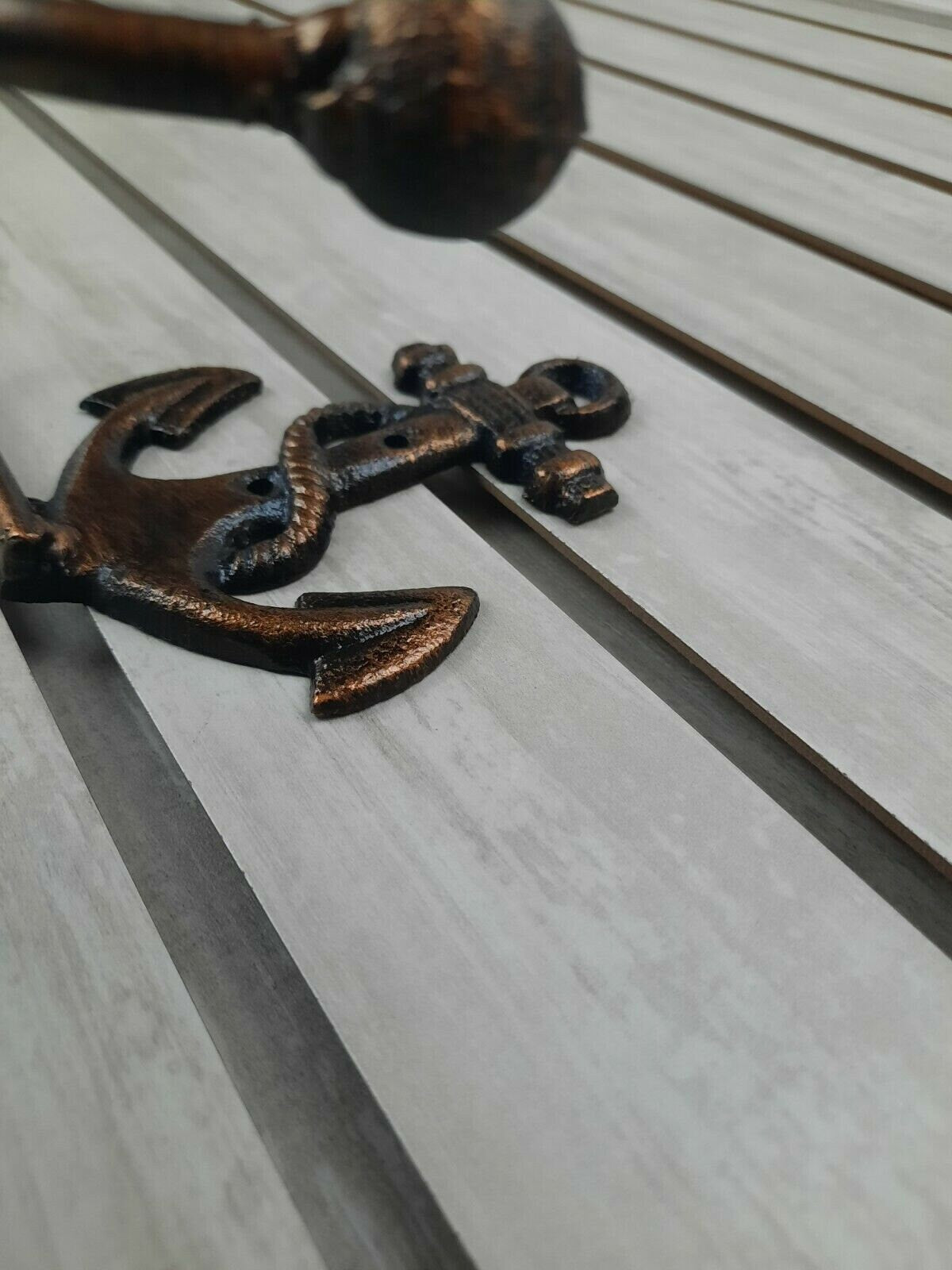 Toilet Paper Holder | Anchor Nautical TP holder | Tissue Holder | TP Hanger | Cottage Beach House Bathroom | FleurDeLisJunkie