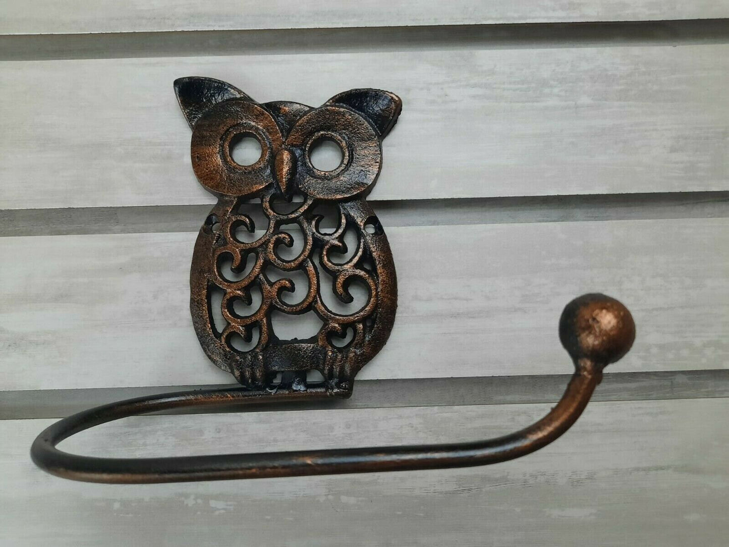 Owl Toilet Paper Holder, TP Holder, Toilet Tissue Holder, Nature, Wall Hook, Bird Bathroom Decor, Kids Bath