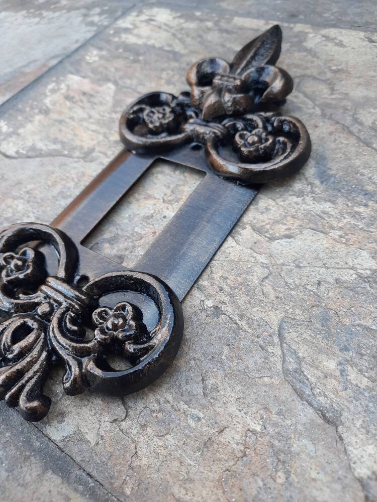 Single Rocker Fleur De Lis Switch Plate | PICK YOUR COLOR | Decora plate | Tuscan | Old World | Switch cover | FleurDeLisJunkie | One Toggle