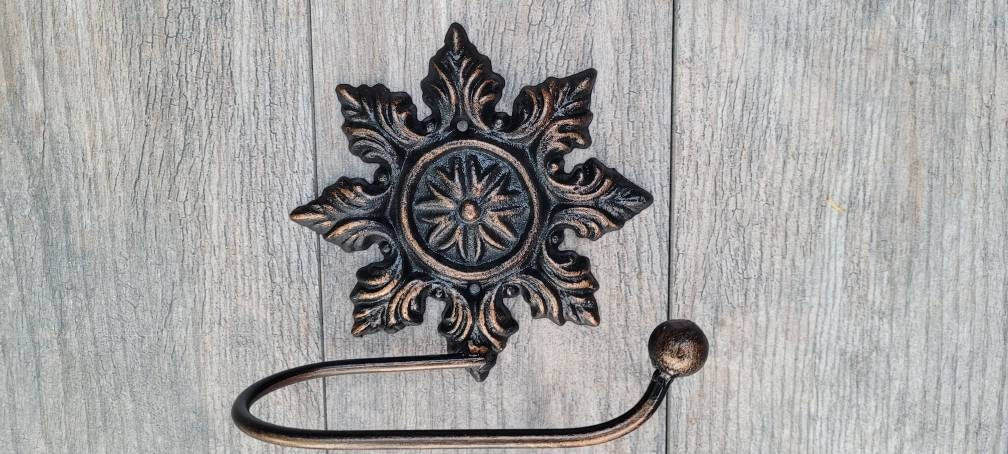 Medallion Toilet Paper Holder | Pick your COLOR | Tissue Holder | TP Hanger | Tuscan Bathroom | FleurDeLisJunkie | TP Holder | Tuscan