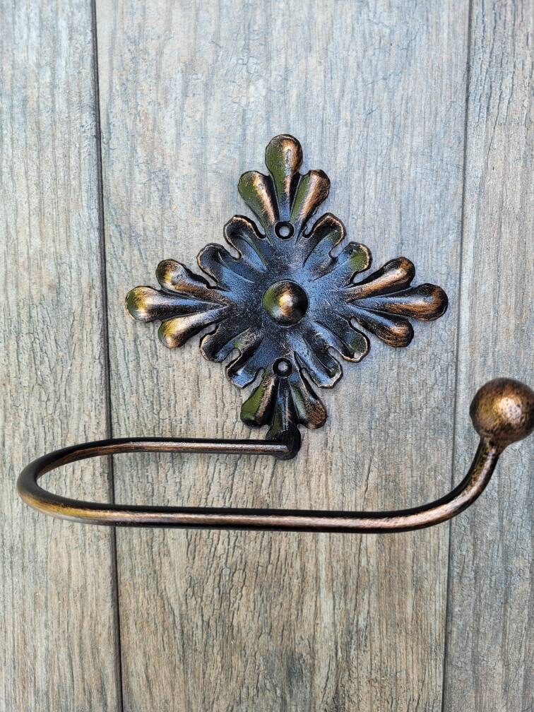 Toilet Paper Holder | PICK your COLOR | Toilet tissue bathroom | Tissue Holder | TP Hanger | Hardware | Tuscan | FleurDeLisJunkie