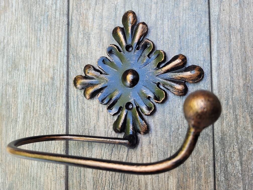 Toilet Paper Holder | PICK your COLOR | Toilet tissue bathroom | Tissue Holder | TP Hanger | Hardware | Tuscan | FleurDeLisJunkie