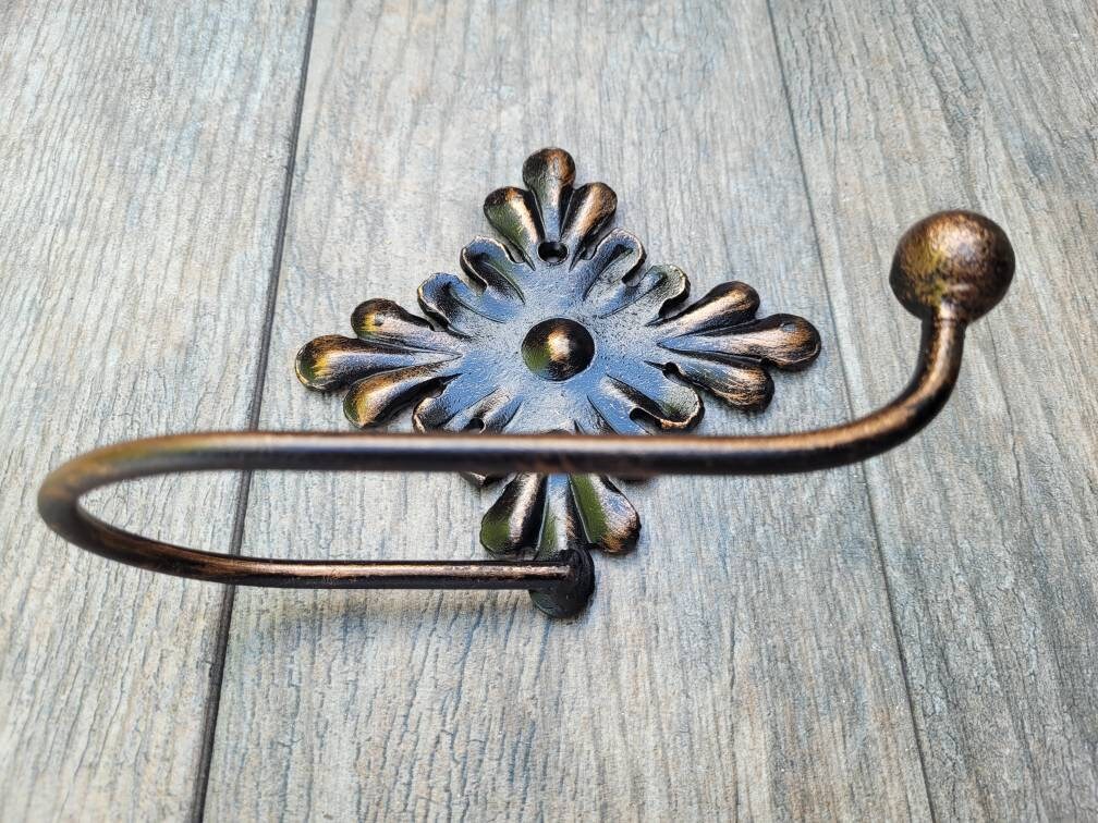 Toilet Paper Holder | PICK your COLOR | Toilet tissue bathroom | Tissue Holder | TP Hanger | Hardware | Tuscan | FleurDeLisJunkie