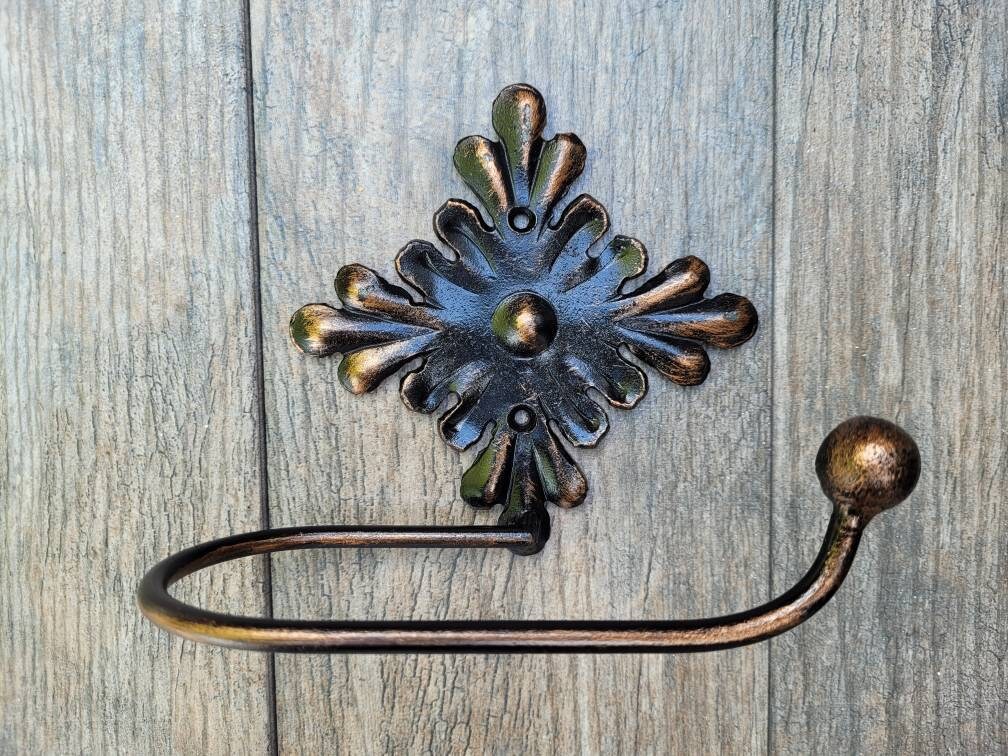 Toilet Paper Holder | PICK your COLOR | Toilet tissue bathroom | Tissue Holder | TP Hanger | Hardware | Tuscan | FleurDeLisJunkie