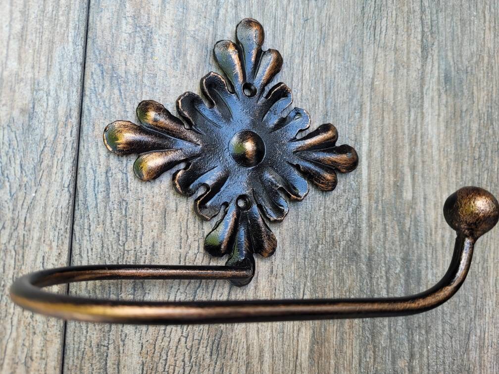 Toilet Paper Holder | PICK your COLOR | Toilet tissue bathroom | Tissue Holder | TP Hanger | Hardware | Tuscan | FleurDeLisJunkie