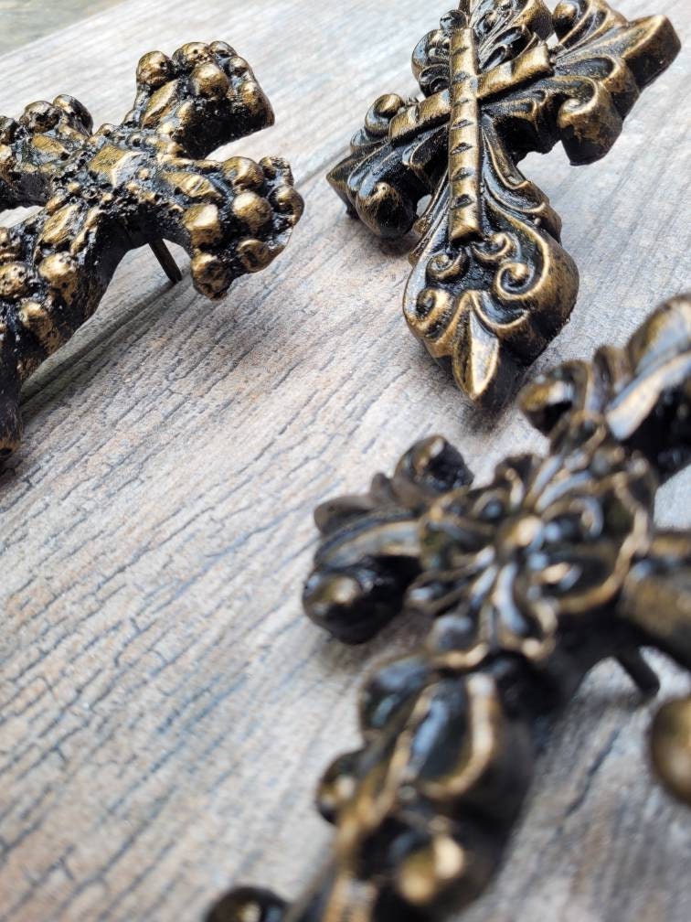SET of 3 Cross Candle Pins | PICK your COLOR | Candle Picks Candle Jewelry | Old World / Tuscan Decor Christian Gifts | FleurDeLisJunkie |