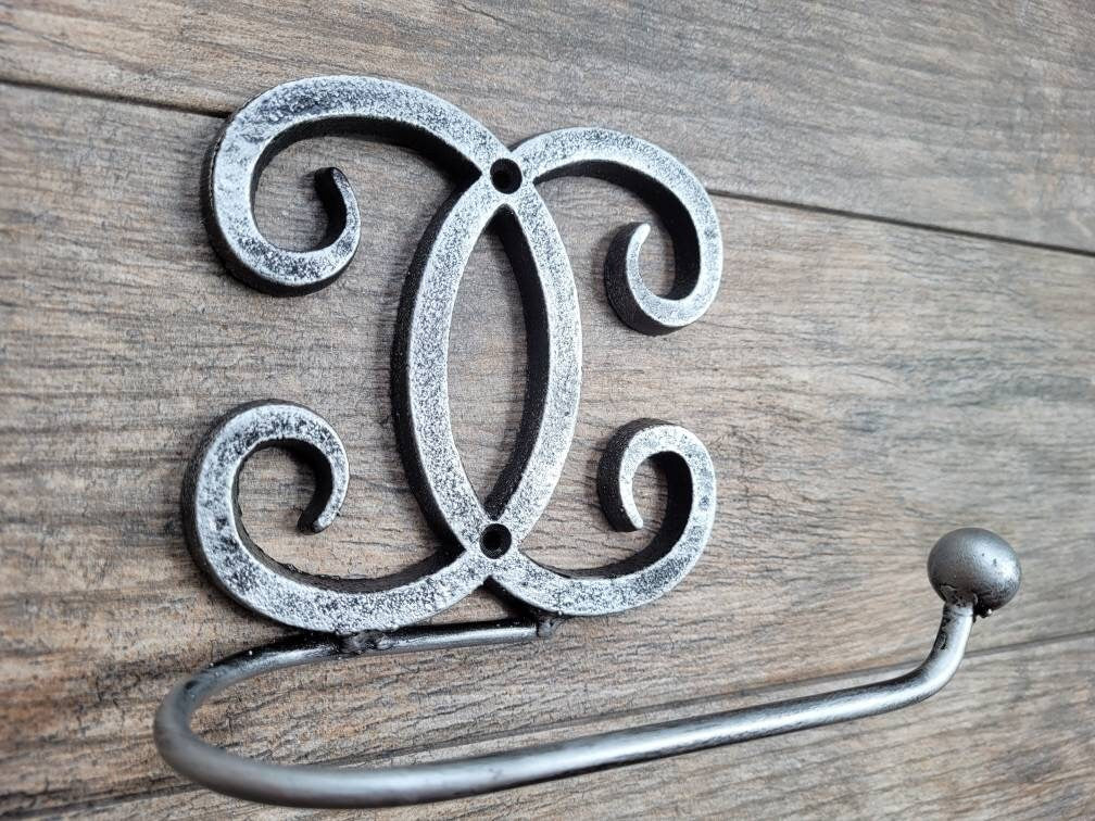 Toilet Paper Holder, Contemporary Modern Transitional Bathroom Hardware Wrought Iron Decor Euro Style Bath Fixture