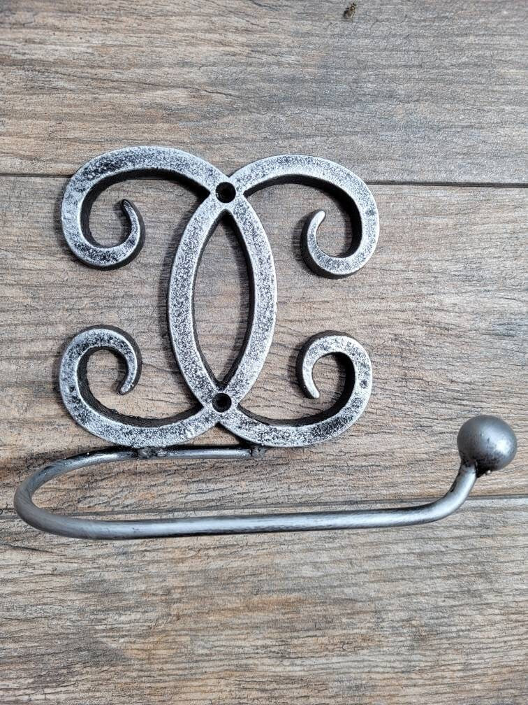 Toilet Paper Holder, Contemporary Modern Transitional Bathroom Hardware Wrought Iron Decor Euro Style Bath Fixture