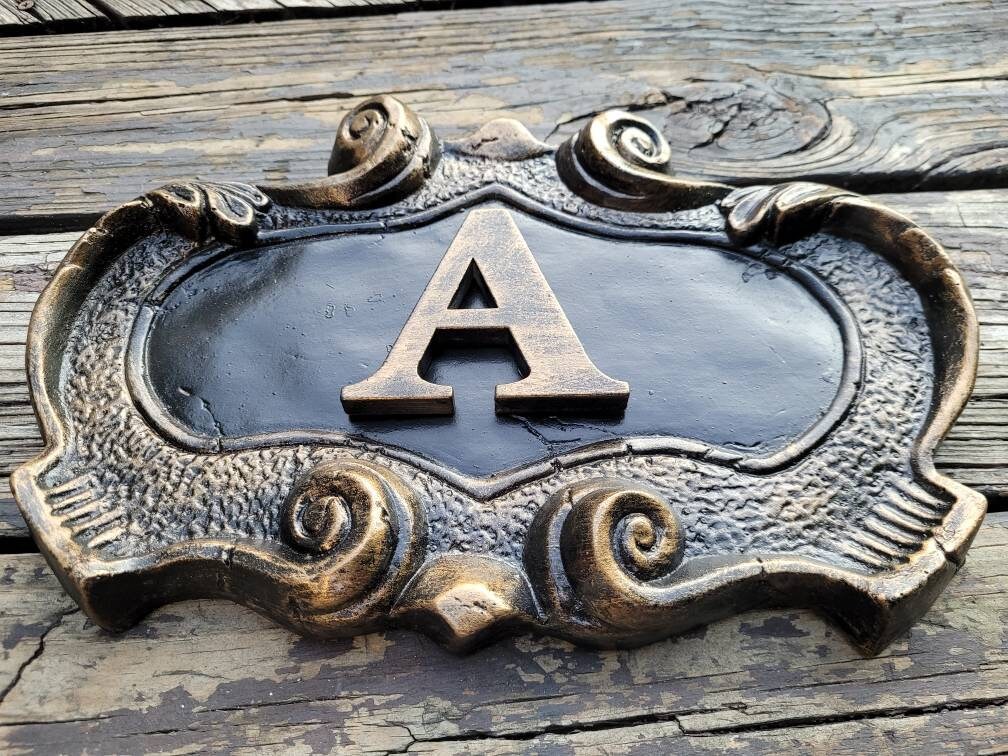 Personalized Shield with Initial | PICK YOUR COLOR | Shield Medieval Wall Plaque Decor, Coat of Arms Monogram Wall Decor, FleurDeLisJunkie