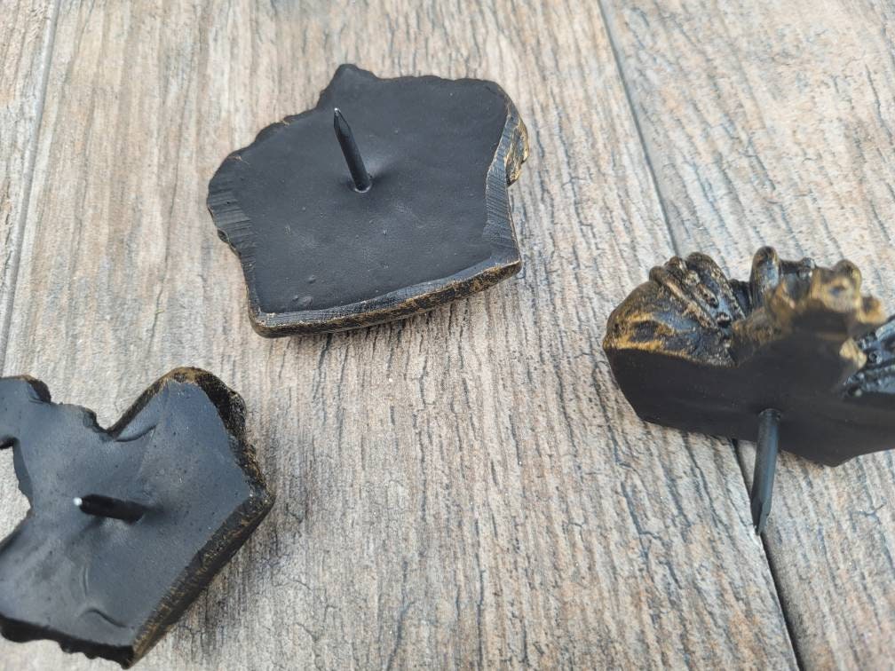 Set of 3 Crown Candle Pins | PICK YOUR COLOR | Candle Picks | Candle Jewelry | Royal Crown Medieval decor, Tuscan, Old World, Queen King