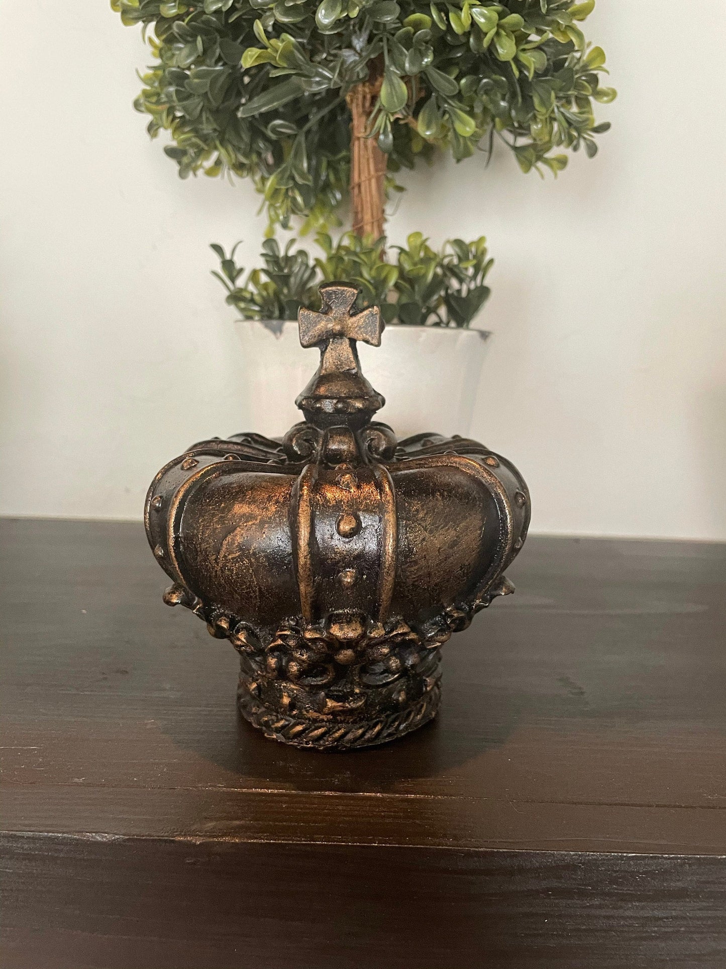 Crown Finial | PICK YOUR COLOR | Decorative Finial | Old World | Tuscan | Medieval | Royal | FleurDeLisJunkie | Crown | King | Queen |Prince
