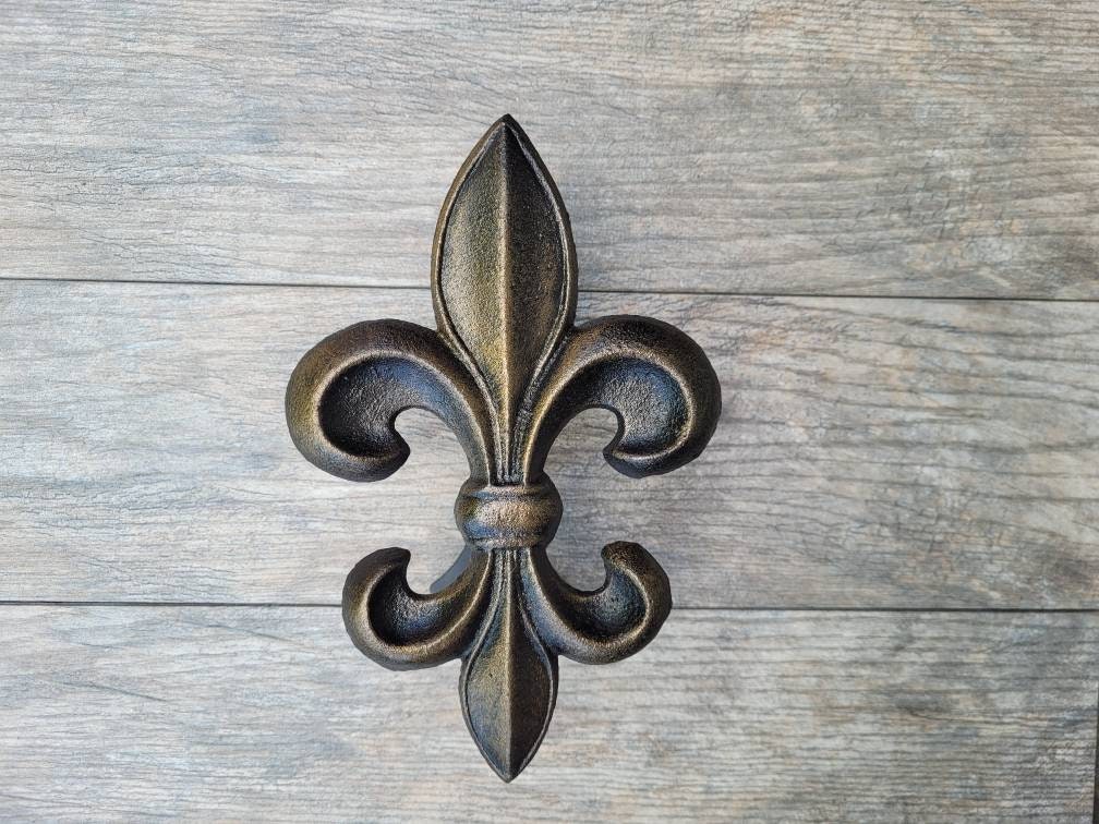 Iron Fleur de Lis Medallion Curtain Tieback | PICK YOUR COLOR | holdback | Window Treatments | Curtain Tie Back | Original FleurDeLisJunkie