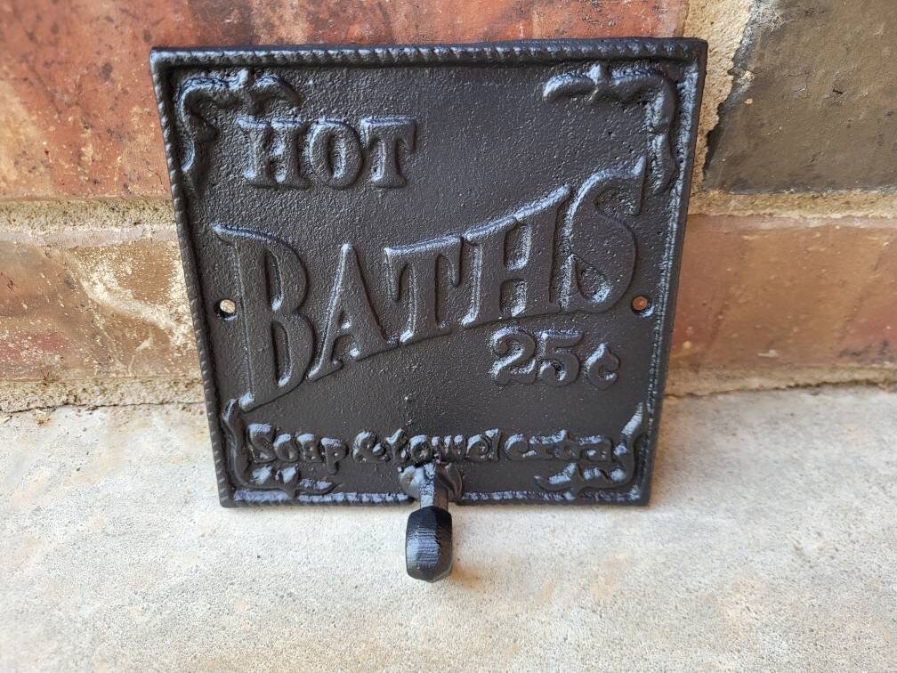 Bath Towel Hook, PICK YOUR COLOR, Wall Hook for Bathroom, Towel Holder | FleurDeLisJunkie |