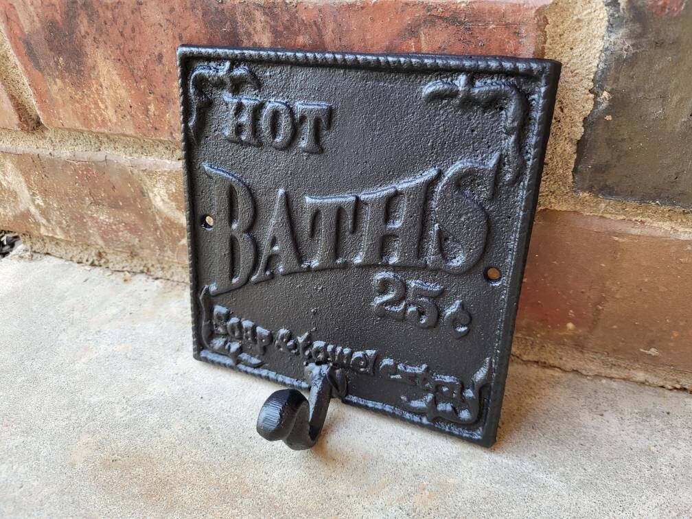 Bath Towel Hook, PICK YOUR COLOR, Wall Hook for Bathroom, Towel Holder | FleurDeLisJunkie |
