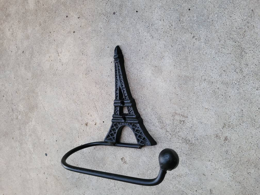 Eiffel Tower Toilet Paper Holder | PICK Your Color | Tissue Holder | TP Hanger | French Bathroom | FleurDeLisJunkie | TP Holder, Medieval