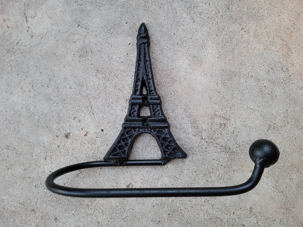 Eiffel Tower Toilet Paper Holder | PICK Your Color | Tissue Holder | TP Hanger | French Bathroom | FleurDeLisJunkie | TP Holder, Medieval