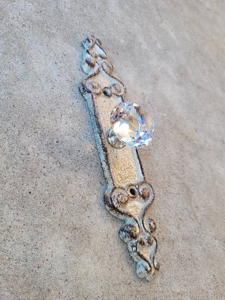 Doorknob Wall Hook | PICK YOUR COLOR | Cast Iron | Wall Rack | Coat Rack | Wall Hanger | FleurDeLisJunkie | Farmhouse Crystal | fleur