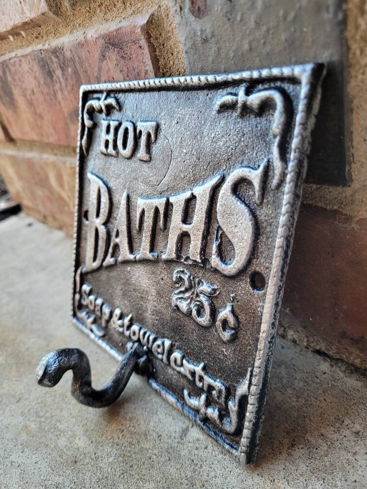 Bath Towel Hook, PICK YOUR COLOR, Wall Hook for Bathroom, Towel Holder | FleurDeLisJunkie |