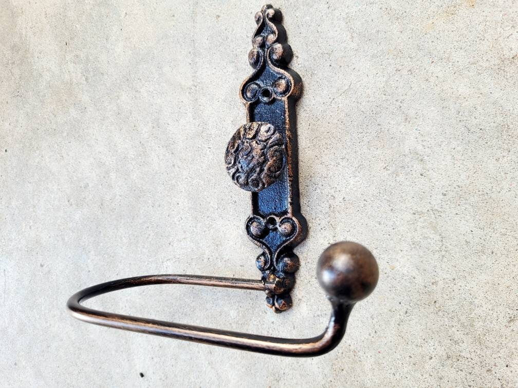 Toilet Paper Holder | Bathroom Hardware | Tissue Holder | TP Hanger | FleurDeLisJunkie | Wall mounted Door Knob design TP Holder | NEW