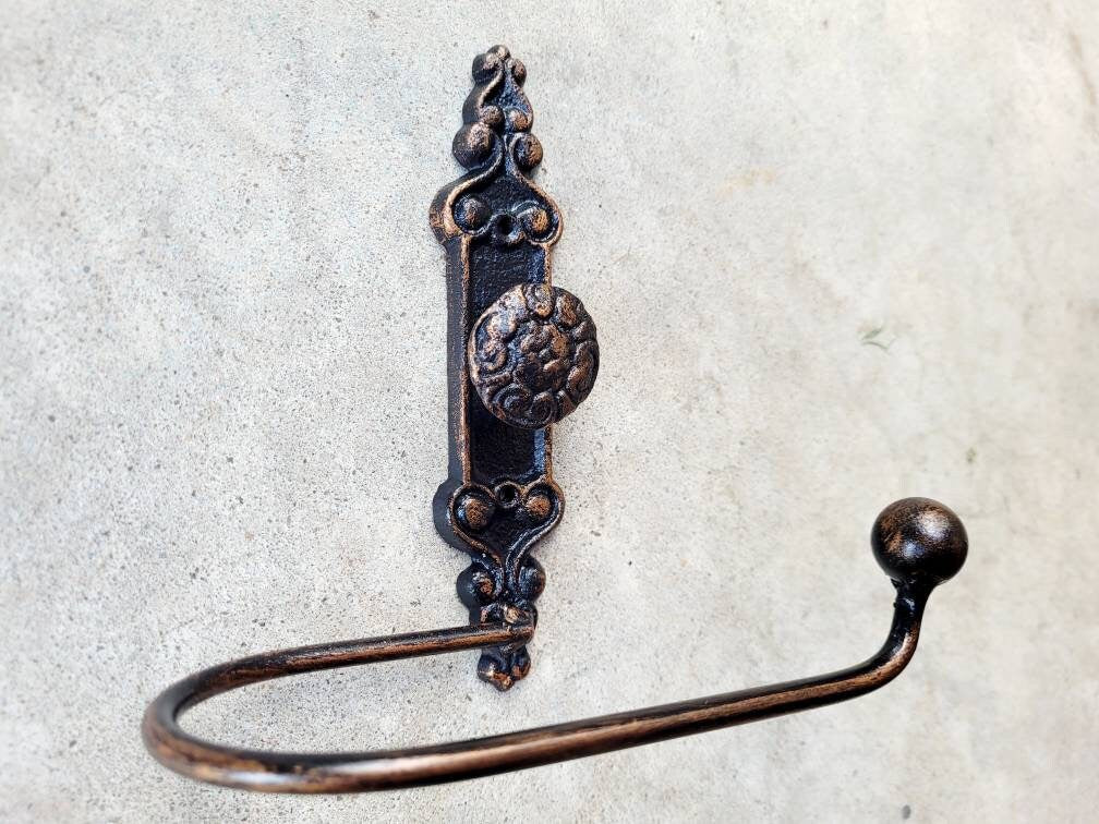 Toilet Paper Holder | Bathroom Hardware | Tissue Holder | TP Hanger | FleurDeLisJunkie | Wall mounted Door Knob design TP Holder | NEW