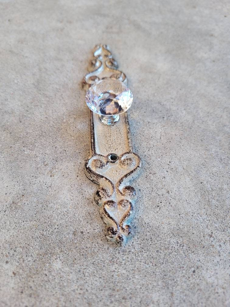 Doorknob Wall Hook | PICK YOUR COLOR | Cast Iron | Wall Rack | Coat Rack | Wall Hanger | FleurDeLisJunkie | Farmhouse Crystal | fleur